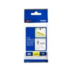 Brother tze - s121 - (9 mm) - noir sur transparent - ruban