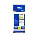 Brother tze - s251 - (24 mm x 24 mm) - noir sur blanc - ruban
