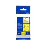 Brother tze - s651 - (24 mm) - noir sur jaune - ruban