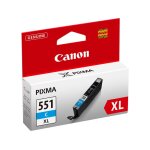 Canon cli - 551c xl - cyan - cartouche d'encre - grande capacité Canon cli - 551c xl - cyan - cartouche d'encre - grande capacité