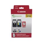 Canon pg - 560 + cl - 561 photo value pack (pg - 560 / cl - 561) - noir + 3 couleurs - cartouche d'encre ...