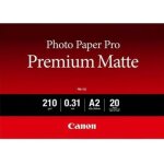 Canon canon pm - 101 premium matte photo paper 210 grams a2 (20 vel) - papier photo