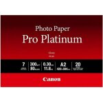 Canon pt - 101 pro platinum photo paper 300 gram a2 (20 vel) - papier photo Canon pt - 101 pro platinum photo paper 300 gram a2 (20 vel) - papier photo
