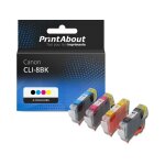 Cartouche compatible canon cli - 8bk - 4 couleurs - multipack Cartouche compatible canon cli - 8bk - 4 couleurs - multipack