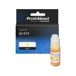 Cartouche compatible canon gi - 51y - jaune