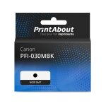 Cartouche compatible canon pfi - 030mbk - noir mat