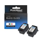 Cartouche compatible canon pg - 512 / cl - 513 - noir + 3 couleurs - grande capacité - multipack Cartouche compatible canon pg - 512 / cl - 513 - noir + 3 couleurs - grande capacité - multipack