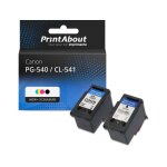 Cartouche compatible canon pg - 540 / cl - 541 - noir + 3 couleurs - multipack