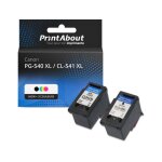 Cartouche compatible canon pg - 540 xl / cl - 541 xl - noir + 3 couleurs - grande capacité - multipack ... Cartouche compatible canon pg - 540 xl / cl - 541 xl - noir + 3 couleurs - grande capacité - multipack ...