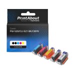 Cartouche compatible canon pgi - 520 / cli - 521 bk / cmyk - 5 couleurs - multipack Cartouche compatible canon pgi - 520 / cli - 521 bk / cmyk - 5 couleurs - multipack