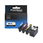 Cartouche compatible epson 27xl (t2711 / 12 / 13 / 144010) - 4 couleurs - grande capacit - multipack ...