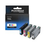 Cartouche compatible epson 79xl (t79014010) - 4 couleurs - grande capacit - multipack