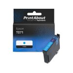 Cartouche compatible epson t071 (c13t071240) - cyan