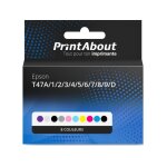 Homebrew epson et47a / 1 / 2 / 3 / 4 / 5 / 6 / 7 / 8 / 9 / dpa cartouche d'encre multipack 10 couleurs ...