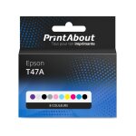 Cartouche compatible epson t47a - 8 couleurs - multipack