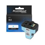 Cartouche compatible hp 363 (c8774ee) - cyan clair