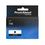 Cartouche compatible hp 730 (p2v71a) - noir mat - grande capacit�
