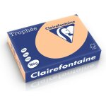 Clairefontaine abricot a4 papier couleur 160 g / m (250 feuilles)