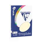 Clairefontaine crme a4 papier couleur 160 g / m (50 feuilles)