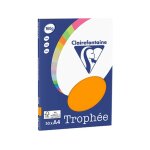 Clairefontaine orange vif a4 papier couleur 160 g / m (50 feuilles)