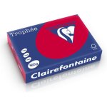 Clairefontaine cerise papier couleur a4 160 g / m (250 feuilles)