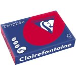 Clairefontaine cerise a4 papier couleur 80 g / m (500 feuilles)