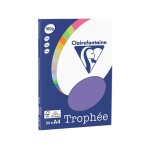 Clairefontaine violet a4 - 160 grammes (50 feuilles) - papier de couleur