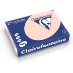 Clairefontaine saumon a4 papier couleur 160 g / m (250 feuilles)