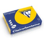 Clairefontaine jaune tournesol papier couleur a4 160 g / m (250 feuilles)