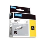 Dymo 18051 (s0718260) - (6 mm) - noir sur blanc - ruban