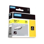 Dymo 18052 (s0718270) - (6 mm) - noir sur jaune - ruban