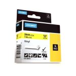 Dymo 1805431 - (24 mm) - noir sur jaune - ruban