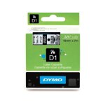 Dymo 45800 (s0720820) - (19 mm) - noir sur transparent - ruban