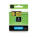 Dymo 45808 (s0720880) - (19 mm) - noir sur jaune - ruban Dymo 45808 (s0720880) - (19 mm) - noir sur jaune - ruban