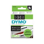 Dymo 45811 (s0720910) - (19 mm) - blanc sur noir - ruban Dymo 45811 (s0720910) - (19 mm) - blanc sur noir - ruban
