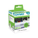 Dymo 99012 (s0722400) - (36 mm x 89 mm) 2 rouleaux - noir sur blanc - �tiquette