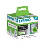 Dymo 99018 (s0722470) - (38 mm x 190 mm) - noir sur blanc - �tiquette
