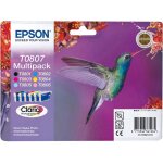 Epson t0807 - 6 couleurs - cartouche d'encre - multipack