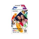 Fujifilm instax mini film spray art (10 vel) - (4, 6 cm x 6, 2 cm) - papier photo