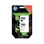 Hp 300 (cn637ee) - noir + 3 couleurs - cartouche d'encre - multipack