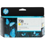 Hp 738 (498n7a) - jaune - cartouche d'encre