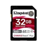 Kingston canvas react plus sdhc 32gb - carte sd
