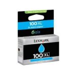 Lexmark 100xl (14n1069e) - cyan - cartouche d'encre - grande capacité Lexmark 100xl (14n1069e) - cyan - cartouche d'encre - grande capacité