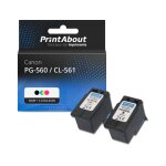 Pg - 560xl / cl - 561xl cartouche d'encre compatible canon noir + multipack 3 couleurs haute capacité ... Pg - 560xl / cl - 561xl cartouche d'encre compatible canon noir + multipack 3 couleurs haute capacité ...