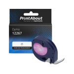 Ruban compatible dymo 12267 (s0721530) - (12 mm) - noir sur transparent Ruban compatible dymo 12267 (s0721530) - (12 mm) - noir sur transparent