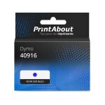Ruban compatible dymo 40916 (s0720710) - (9 mm) - noir sur bleu Ruban compatible dymo 40916 (s0720710) - (9 mm) - noir sur bleu