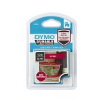 Ruban dymo durable 1978366 blanc sur rouge (12 mm)