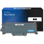 Toner brother tn - 2120 xl noir extra haute capacit� de marque propre 2x - multipack