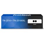 Toner compatible brother tn - 2510 + tn - 2510xxl - noir - tr�s grande capacit� - multipack
