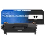 Toner compatible brother tn - 3600xxl + 3600xxlbk - noir - tr�s grande capacit� - multipack